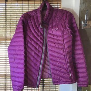 Women's Purple Puffer Jacket